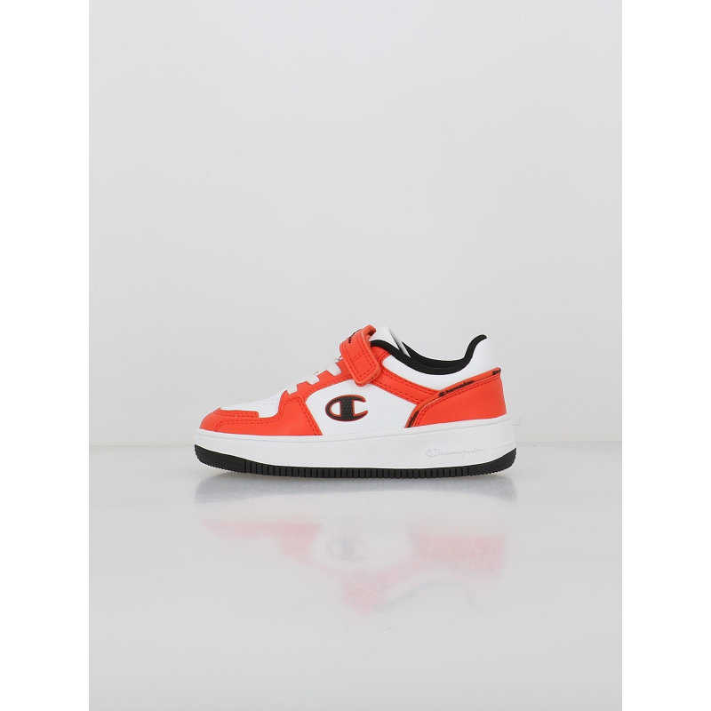 Baskets à scratch rebound 2.0 ps blanc orange enfant - Champion