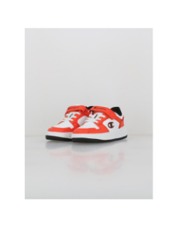 Baskets à scratch rebound 2.0 ps blanc orange enfant - Champion