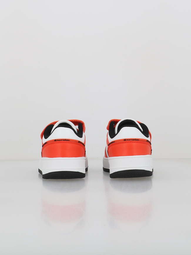 Baskets à scratch rebound 2.0 ps blanc orange enfant - Champion