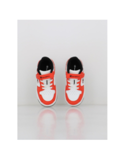 Baskets à scratch rebound 2.0 ps blanc orange enfant - Champion