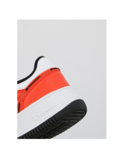 Baskets à scratch rebound 2.0 ps blanc orange enfant - Champion