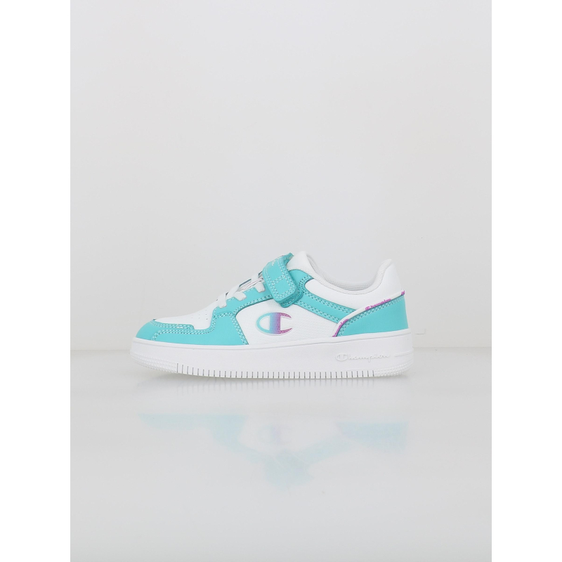 Baskets à scratch rebound 2.0 ps bleu blanc fille - Champion