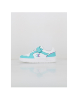 Baskets à scratch rebound 2.0 ps bleu blanc fille - Champion