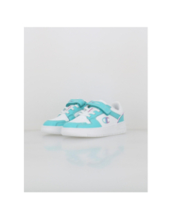 Baskets à scratch rebound 2.0 ps bleu blanc fille - Champion