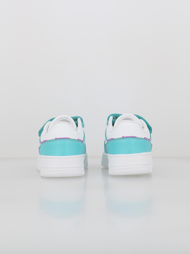 Baskets à scratch rebound 2.0 ps bleu blanc fille - Champion