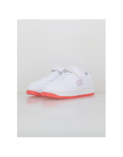 Baskets scratch rebound plateforme strass blanc fille - Champion