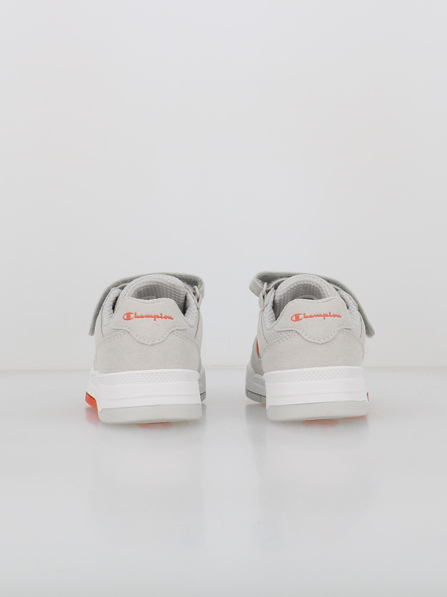 Baskets à scratch rd18 heritage baja gris enfant - Champion