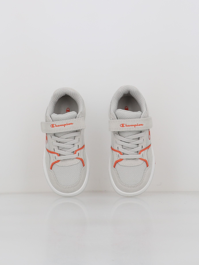 Baskets à scratch rd18 heritage baja gris enfant - Champion