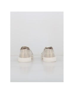 Baskets en toile rayées brady party doré femme - Pepe Jeans