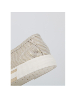 Baskets en toile rayées brady party doré femme - Pepe Jeans