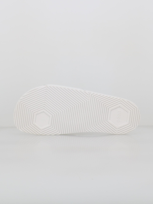 Claquettes time in slid blanc homme - Hugo