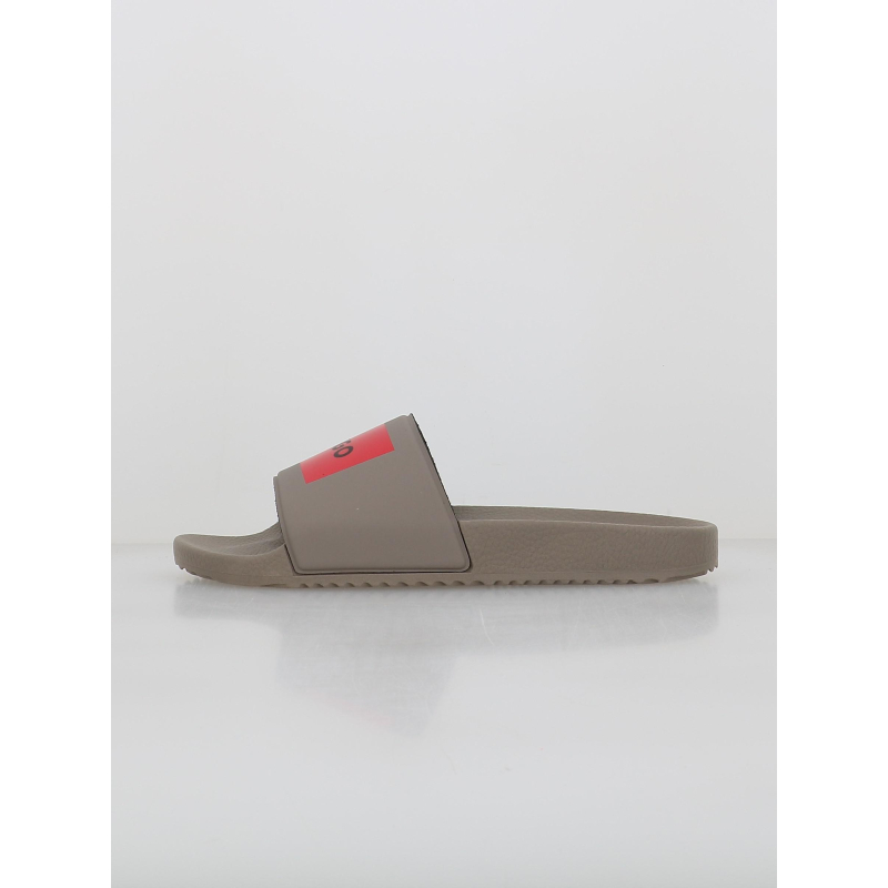 Claquettes time in slid marron homme - Hugo