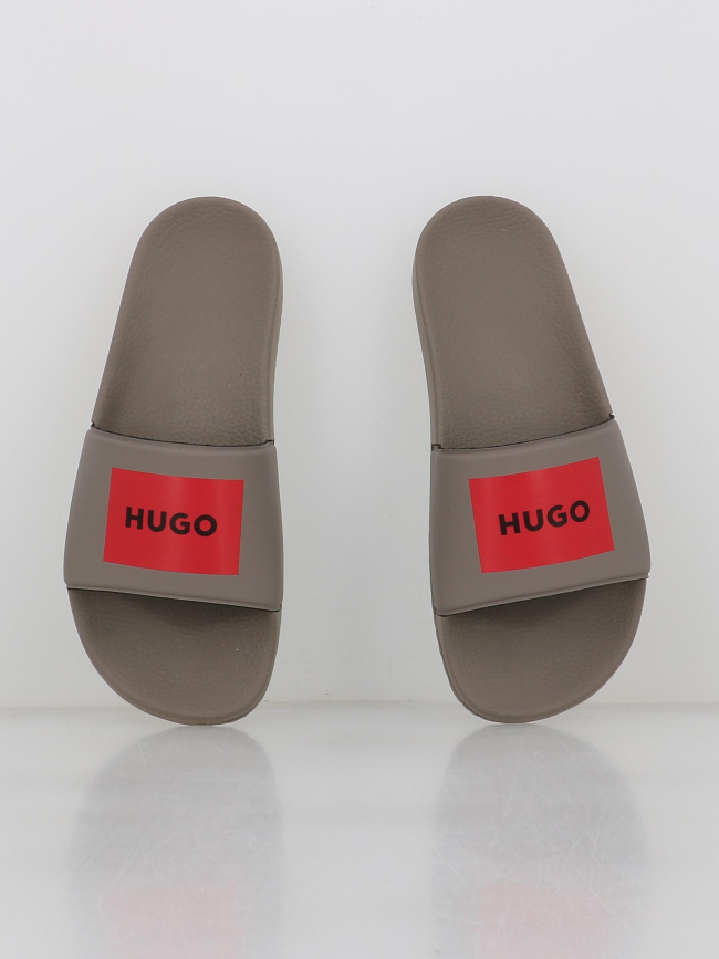 Claquettes time in slid marron homme - Hugo