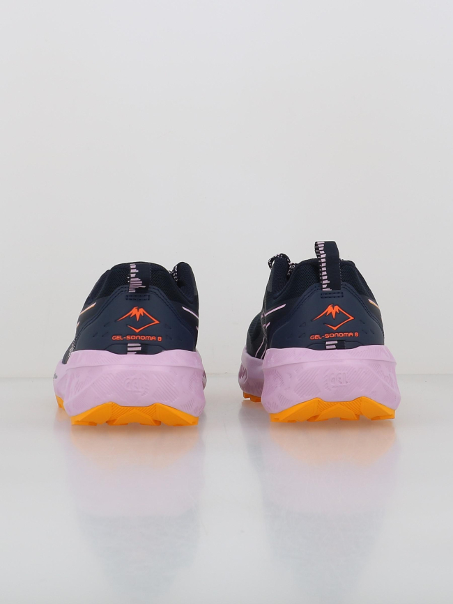 Chaussures de trail gel sonoma 8 bleu rose femme - Asics