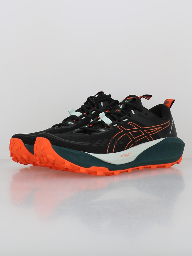 Chaussures de trail gel trabuco 13 noir orange homme - Asics