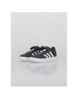 Baskets à scratch vl court 3.0 el gris enfant - Adidas