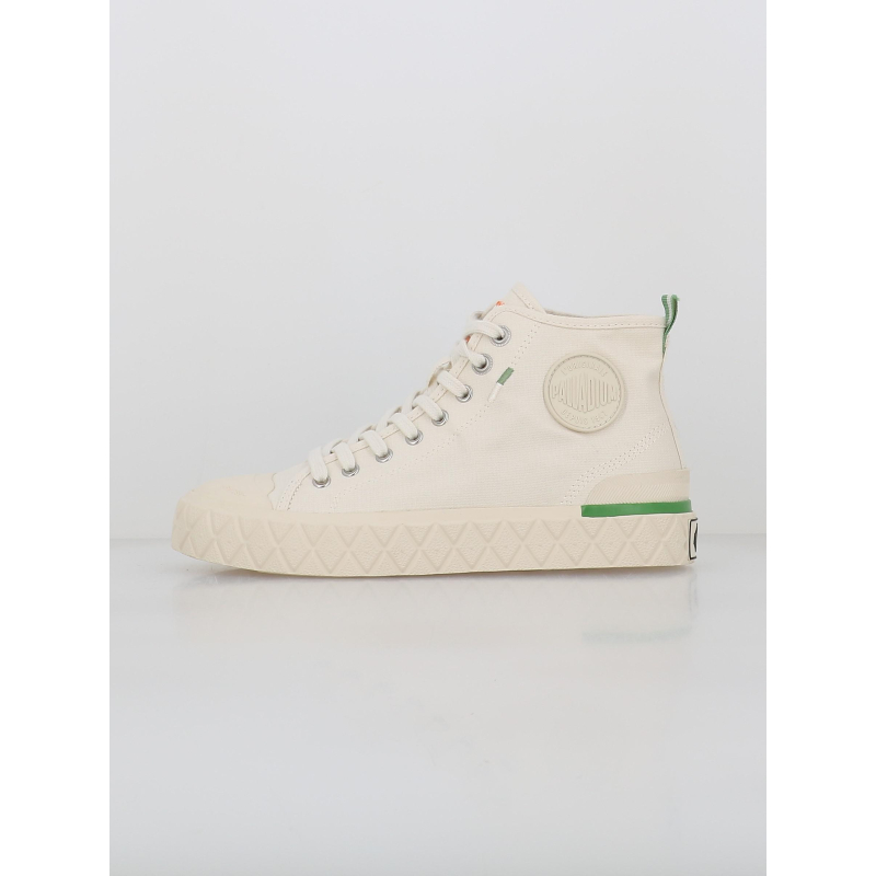 Baskets montantes toile palla ace chukka blanc femme - Palladium