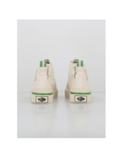 Baskets montantes toile palla ace chukka blanc femme - Palladium