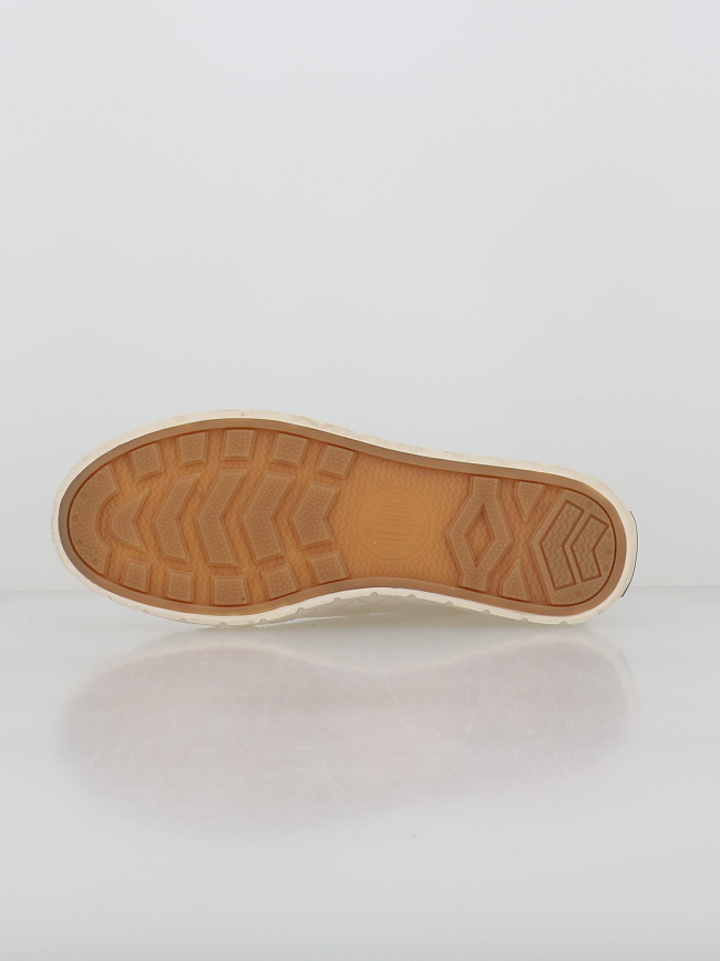 Baskets montantes toile palla ace chukka blanc femme - Palladium