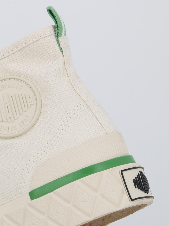 Baskets montantes toile palla ace chukka blanc femme - Palladium