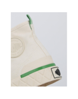 Baskets montantes toile palla ace chukka blanc femme - Palladium
