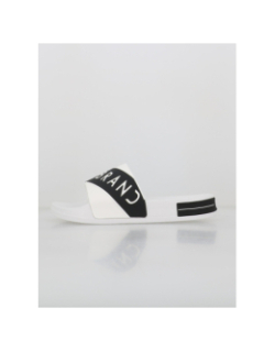 Claquettes blanc et noir homme - Chabrand