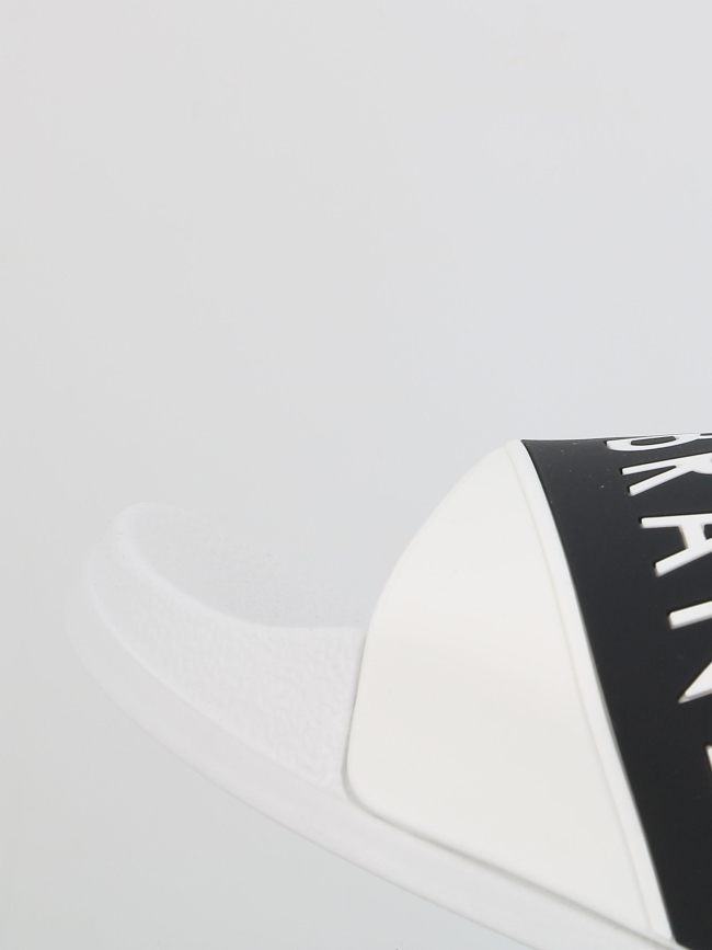 Claquettes blanc et noir homme - Chabrand