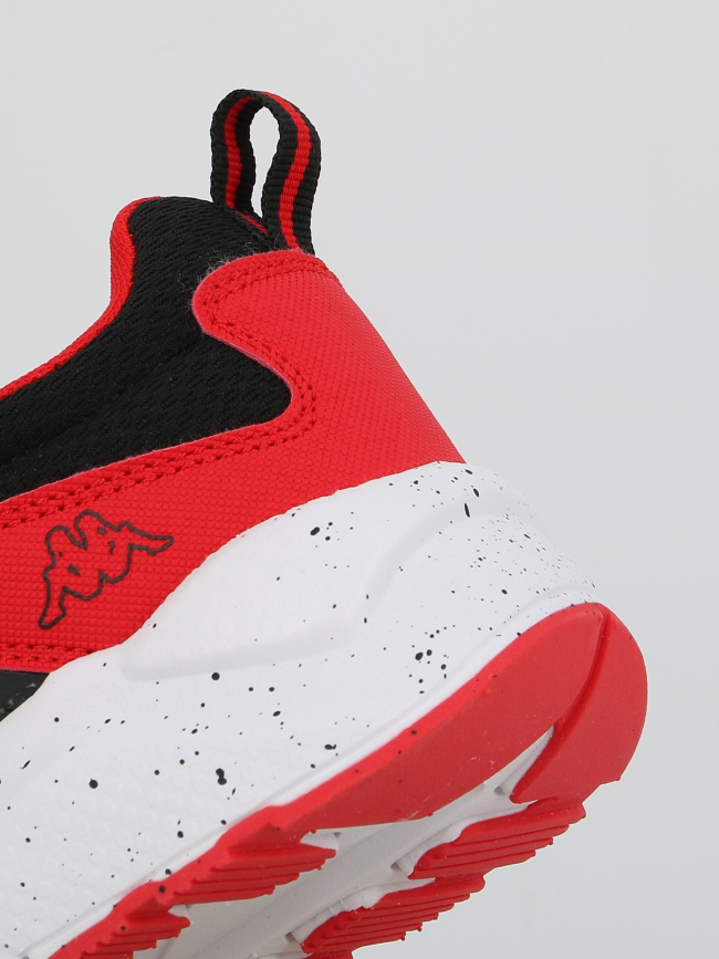 Baskets à scratch montero noir rouge garçon - Kappa