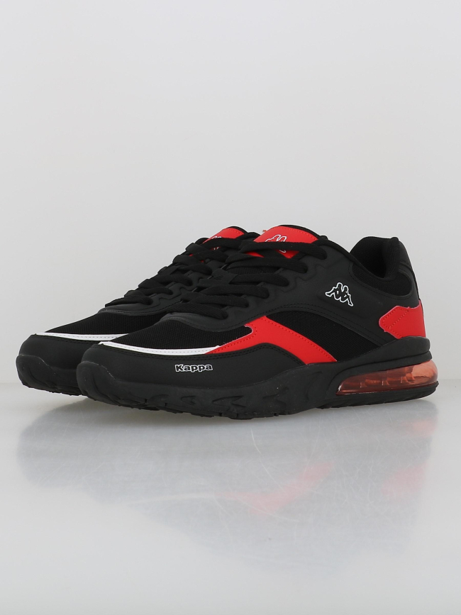 Baskets logo saigon noir rouge homme - Kappa