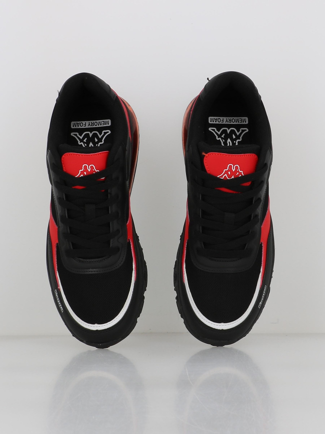 Baskets logo saigon noir rouge homme - Kappa