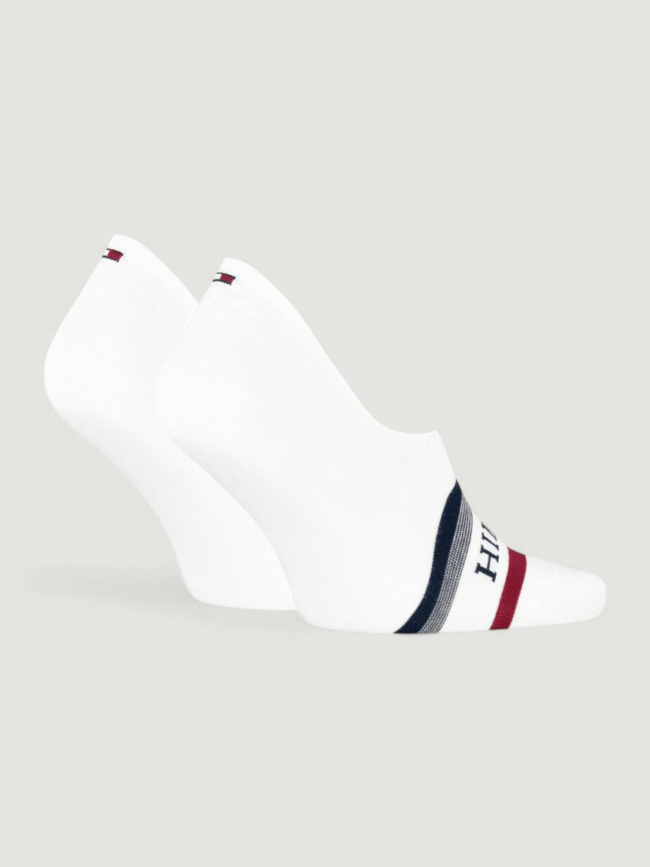Pack de 2 paires de chaussettes invisibles footie blanc homme - Tommy Hilfiger