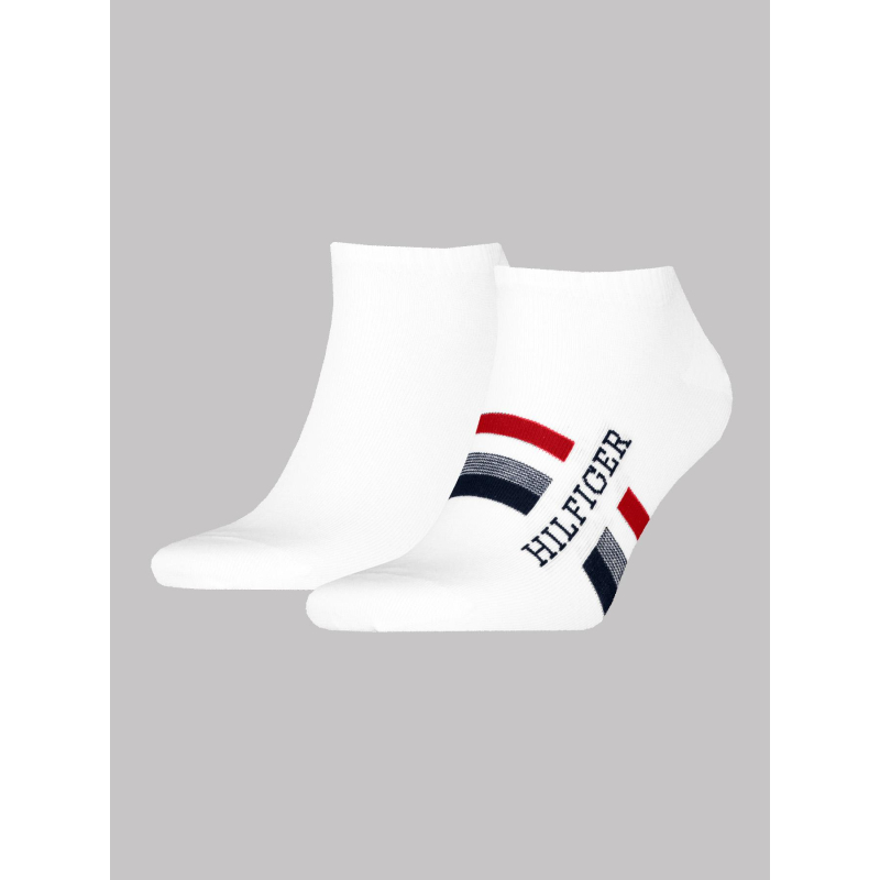 Pack de 2 paires de socquettes sneaker blanc homme - Tommy Hilfiger