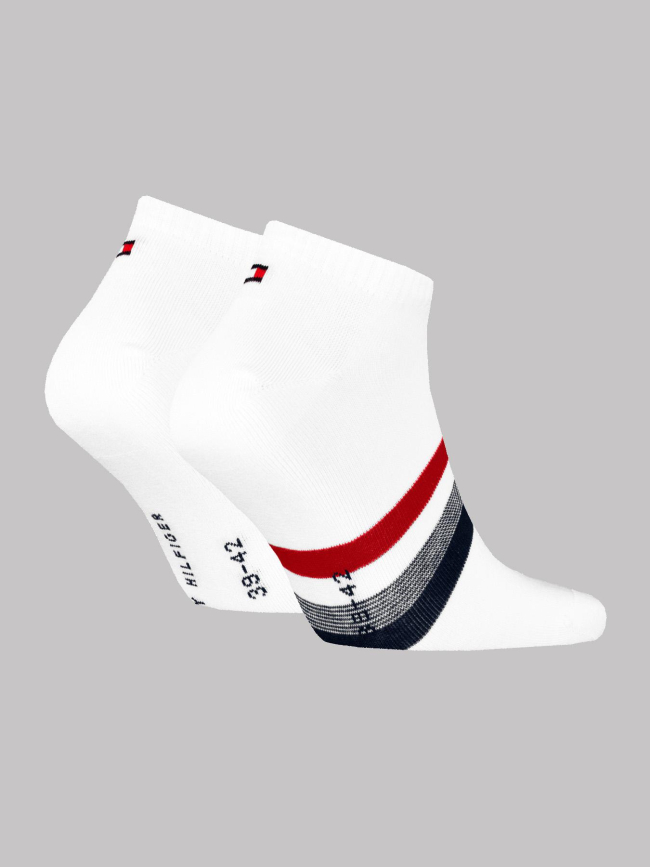 Pack de 2 paires de socquettes sneaker blanc homme - Tommy Hilfiger