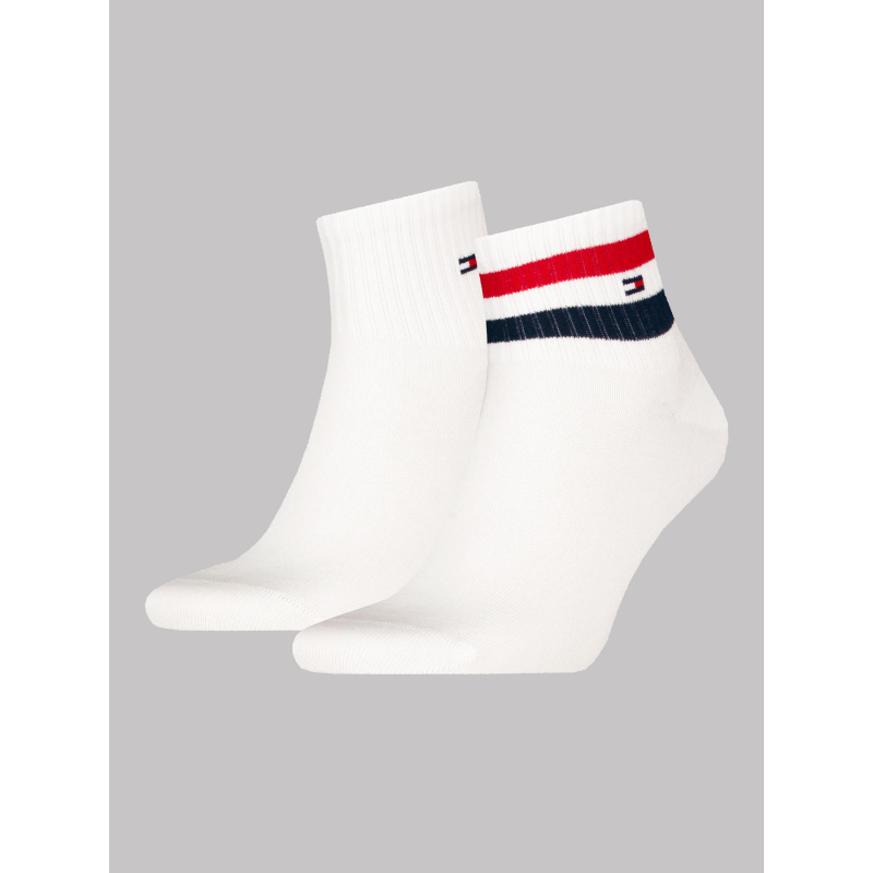 Pack de 2 paires de chaussettes sport blanc homme - Tommy Hilfiger