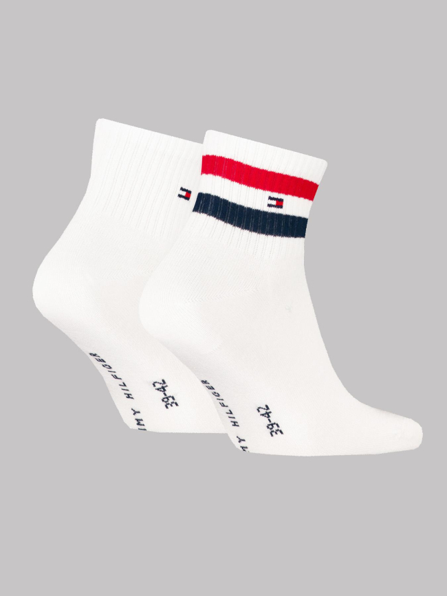 Pack de 2 paires de chaussettes sport blanc homme - Tommy Hilfiger