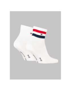 Pack de 2 paires de chaussettes sport blanc homme - Tommy Hilfiger