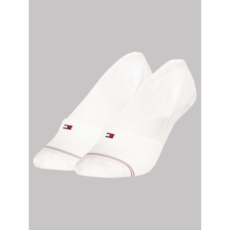 Pack de 2 paires de chaussettes invisible blanc femme - Tommy Hilfiger