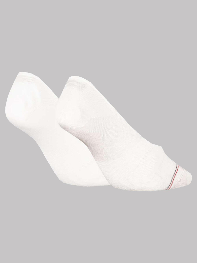 Pack de 2 paires de chaussettes invisible blanc femme - Tommy Hilfiger