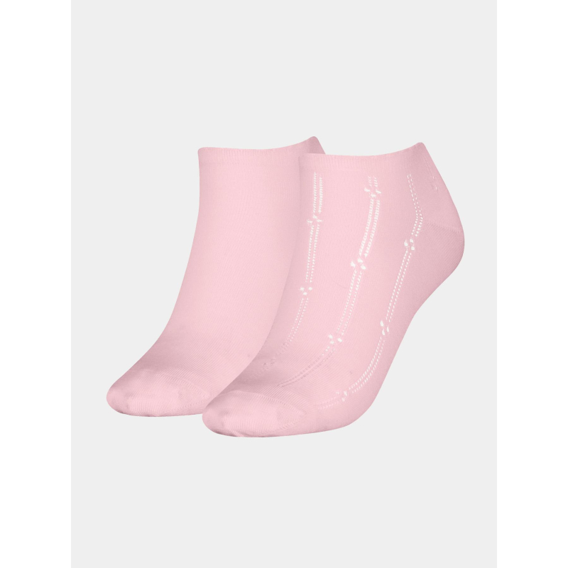 Pack de 2 paires de socquettes summer rose femme - Tommy Hilfiger