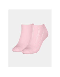 Pack de 2 paires de socquettes summer rose femme - Tommy Hilfiger