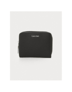 Portefeuille must medium zip around noir - Calvin Klein