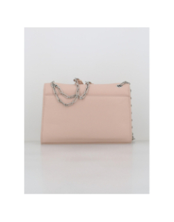 Sac bandoulière chaine medium rose femme - Calvin Klein