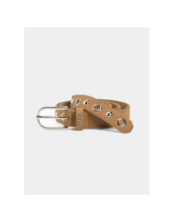 Ceinture study cognac marron femme - Le Temps Des Cerises