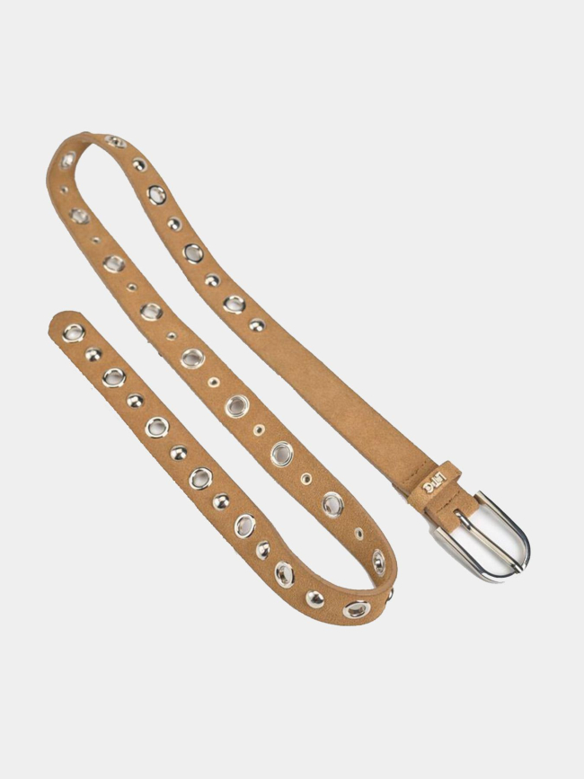 Ceinture study cognac marron femme - Le Temps Des Cerises