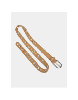 Ceinture study cognac marron femme - Le Temps Des Cerises