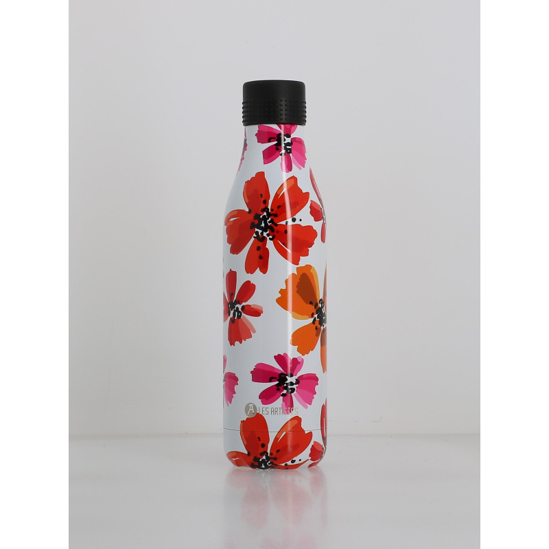 Bouteille isotherme 750 ml petals blanc - Les Artistes