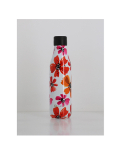 Bouteille isotherme 750 ml petals blanc - Les Artistes