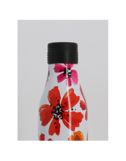 Bouteille isotherme 750 ml petals blanc - Les Artistes