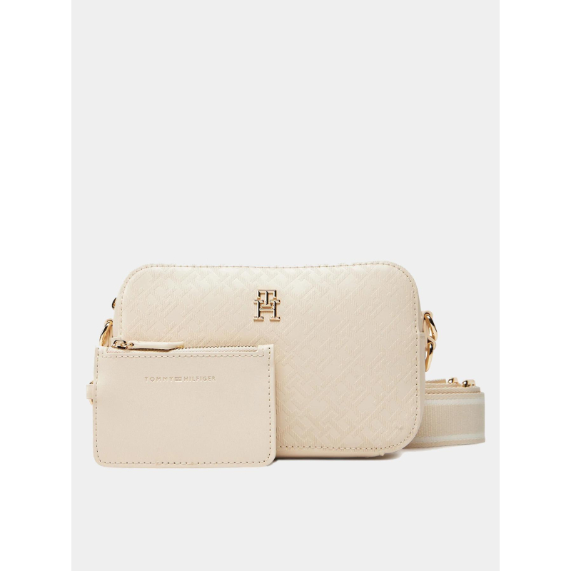 Sac bandoulière distinct camera écru femme - Tommy Hilfiger