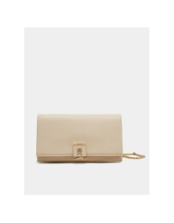 Sac bandoulière chaine her flap beige femme - Tommy Hilfiger